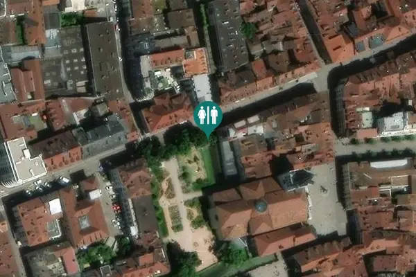 Satellite view of Rue Royale 6 Toilet