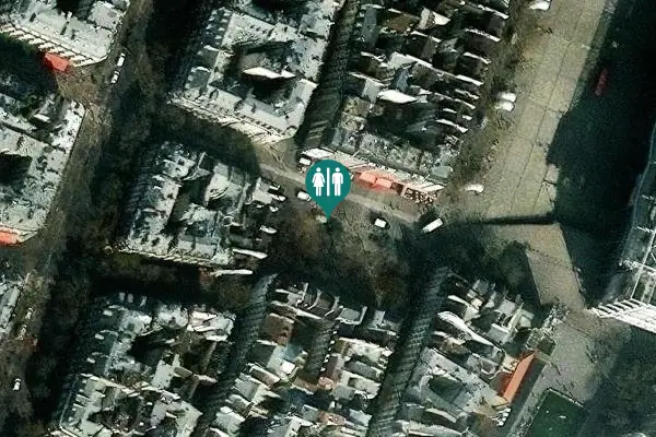 Satellite view of Place Edmond Michelet 4 Toilet