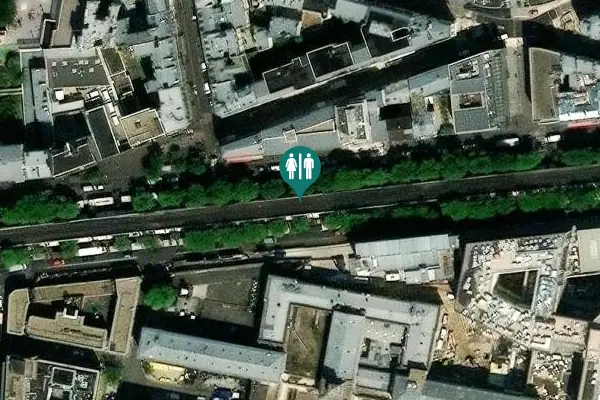 Satellite view of Paris Toilet