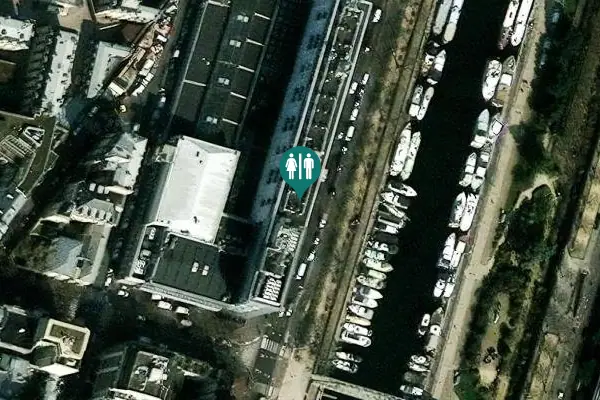 Satellite view of Boulevard Bourdon 21bis Toilet