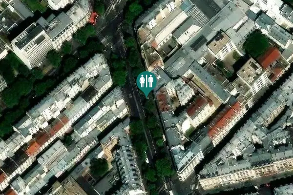 Satellite view of Rue de Lyon 12 Toilet