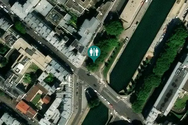 Satellite view of Quai de Valmy 186 Toilet
