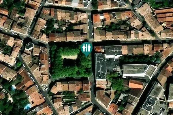 Satellite view of Place Simiot 9 Toilet