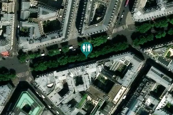 Satellite view of Boulevard des Capucines 37 Toilet