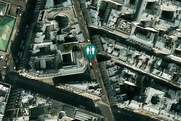 Satellite view of Rue Montmartre 117 Toilet