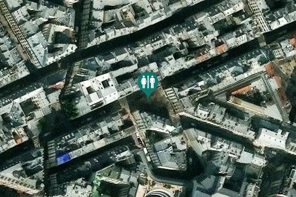 Satellite view of Place du Caire 4 Toilet