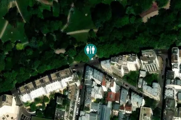 Satellite view of Rue Botzaris 54 Toilet