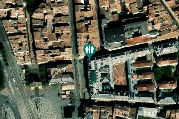 Satellite view of Rue Paul Broca 14 Toilet