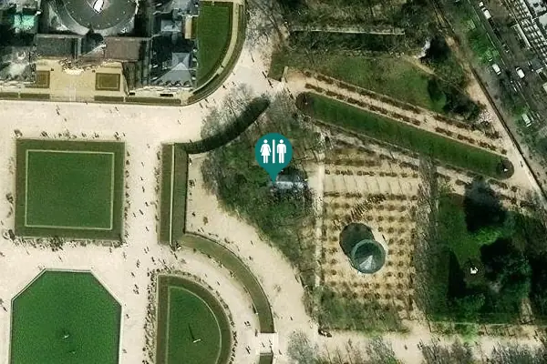 Satellite view of Cour d'Honneur Toilet