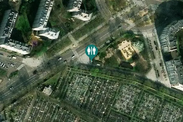 Satellite view of Avenue Ernest Reyer Toilet