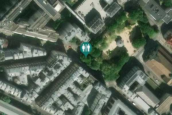 Satellite view of Place Dupleix 22 Toilet