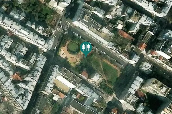 Satellite view of Rue Olivier Noyer 30 Toilet