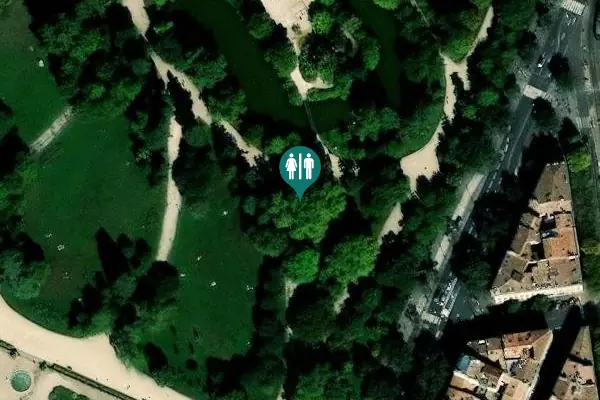 Satellite view of Cours de Verdun Toilet