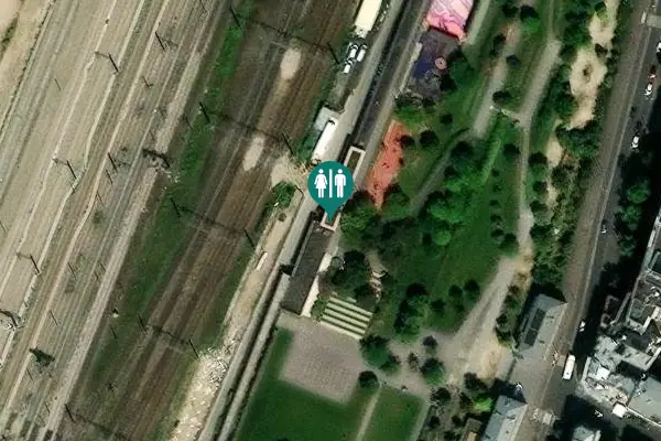 Satellite view of Rue d'Aubervilliers 43 Toilet