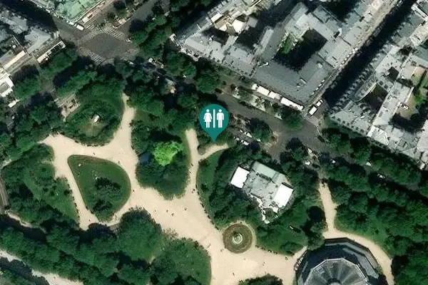 Satellite view of Avenue Gabriel 41 Toilet