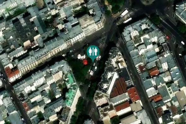Satellite view of Place du Père Chaillet 1 Toilet