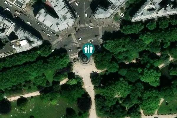 Satellite view of Avenue Ferdousi Toilet