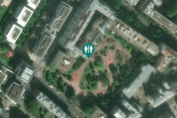 Satellite view of Rue de Lourmel 129 Toilet