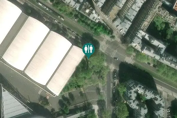 Satellite view of Place Amédée Gordini Toilet
