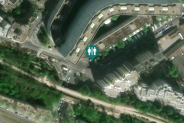 Satellite view of Rue Lecourbe 364 Toilet