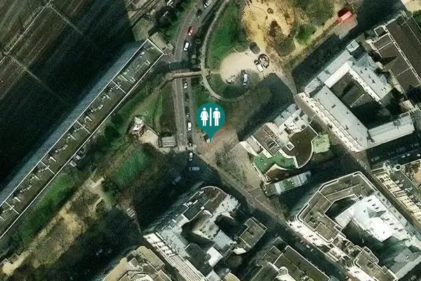 Satellite view of Rue Vercingétorix 76 Toilet