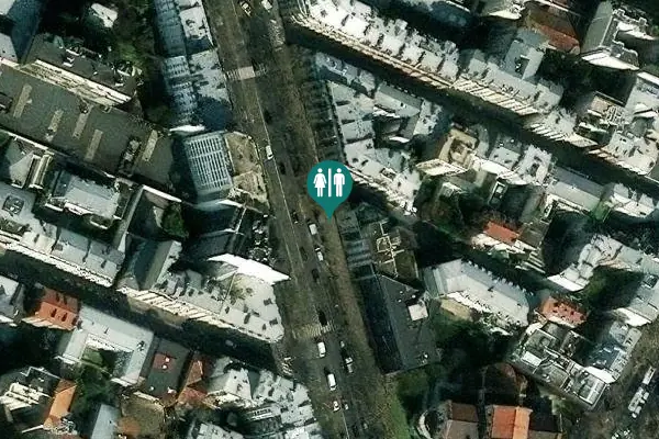 Satellite view of Passage Rimbaut 12 Toilet