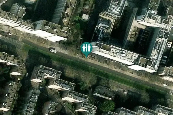 Satellite view of Boulevard Brune 103 Toilet