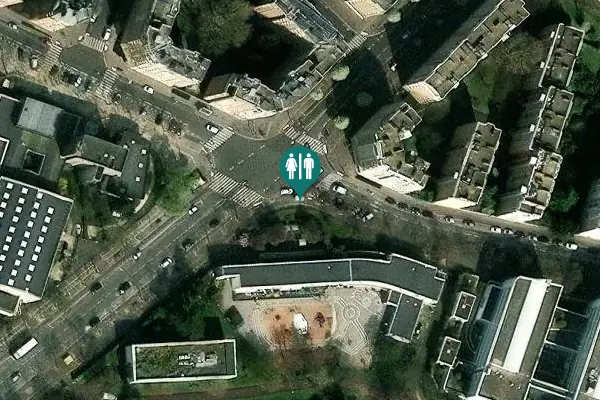 Satellite view of Avenue Maurice d'Ocagne 7 Z Toilet
