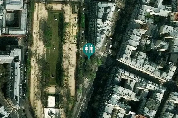 Satellite view of Place Ernest Denis Toilet