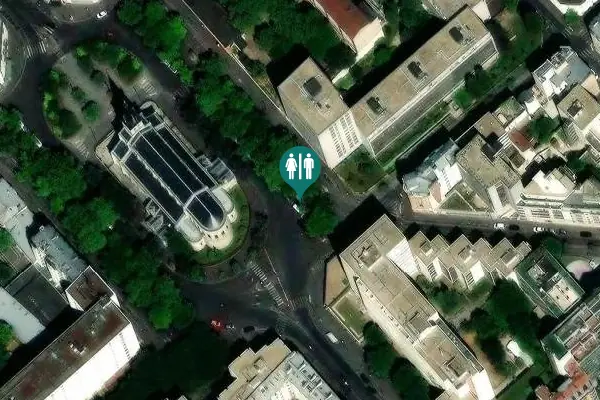 Satellite view of Marché Jeanne d'Arc Toilet