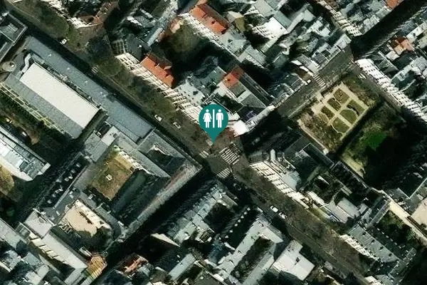 Satellite view of Rue des Quatre Fils 2 Toilet