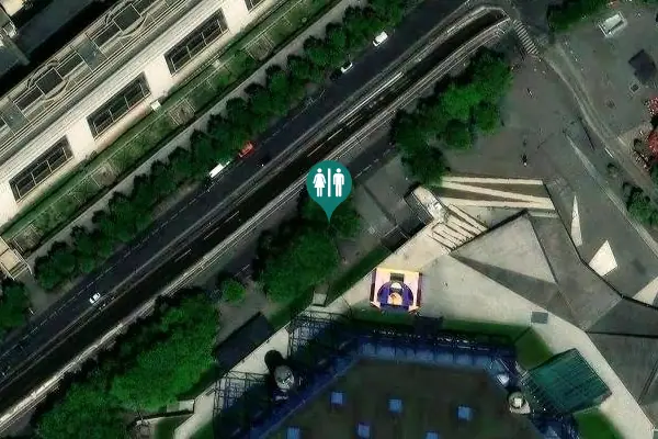 Satellite view of Boulevard de Bercy Toilet