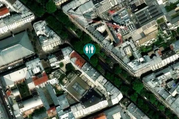 Satellite view of Boulevard Voltaire 164 Toilet