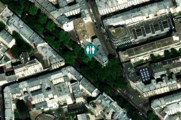 Satellite view of Boulevard Voltaire 193 Toilet