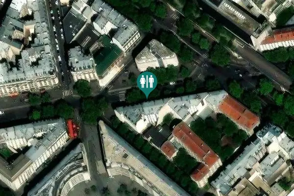 Satellite view of Boulevard Diderot 32 Toilet