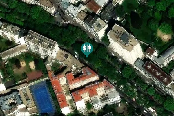 Satellite view of Allée Pierre Bérégovoy Toilet