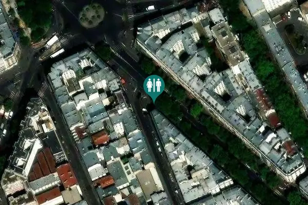 Satellite view of Boulevard Voltaire 134 Toilet