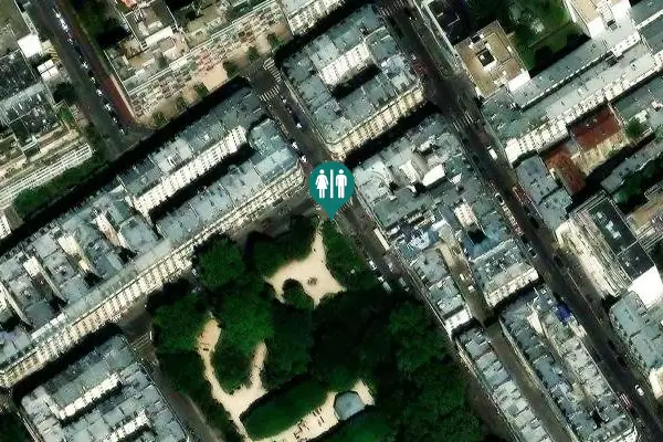 Satellite view of Rue du Général Guilhem 28 Toilet