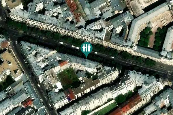 Satellite view of Avenue de la République 84 Toilet