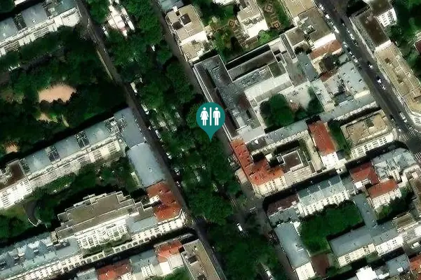 Satellite view of Boulevard de Charonne 118 Toilet