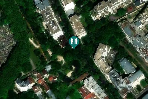 Satellite view of Rue des Pyrénées 156 Toilet