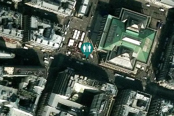 Satellite view of Piste Cyclable Paul Varry Toilet