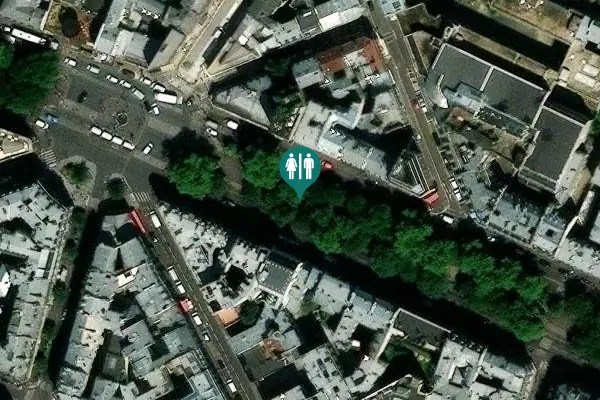 Satellite view of Paris Toilet