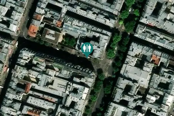 Satellite view of Rue de Metz 1 Toilet