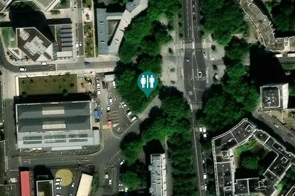 Satellite view of Voie P7 Toilet