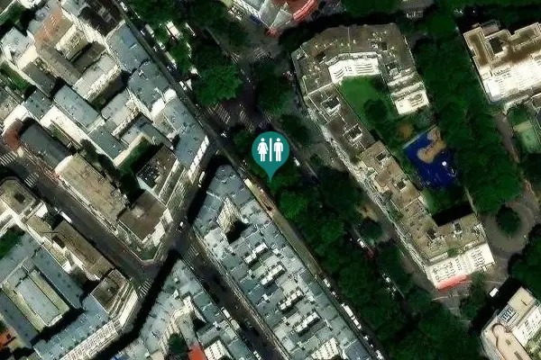 Satellite view of Promenade Jacques Delors Toilet
