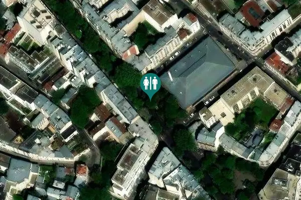 Satellite view of Rue des Pyrénées 343 Toilet