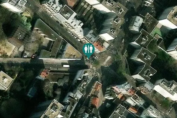Satellite view of Rue de la Procession 57 Toilet