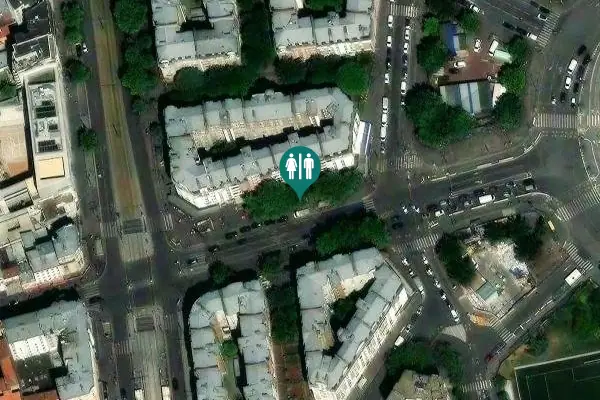 Satellite view of Avenue de la Porte de Montreuil 5 Toilet