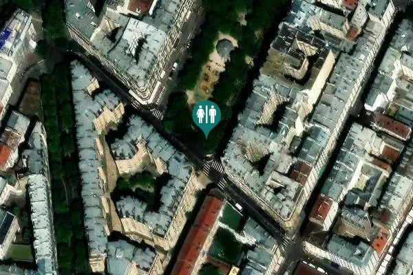 Satellite view of Rue Charles Baudelaire 20 Toilet